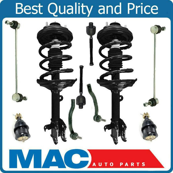 Coil Spring Strut Mount Ball Joints Tie Rods Sway Bar Links for Acura MDX 2006