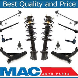 Fits 07-09 Sebring 2.4 4 Door FWD Only Comp Shock Spring Struts Control Arm 12Pc