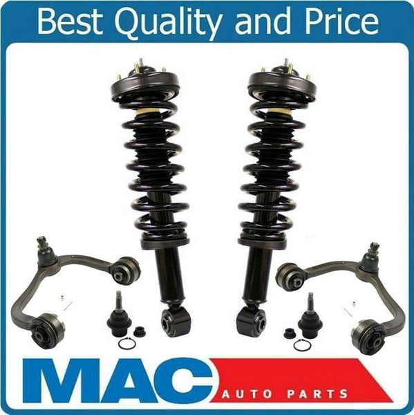 Juntas esféricas de resorte helicoidal de amortiguador delantero 09-12 para Ford F-150 4WD kit de 6 piezas