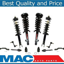 Se adapta a 08-12 Accord 3.5LW/barras de amarre de puntal de resorte de bobina automática Trans, 12 piezas