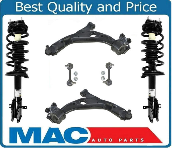 Conjunto de puntal delantero completo, brazos de control inferiores y enlaces para Mazda CX-9 07-14