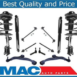 05-07 FWD Grand Caravan Control Arms Tie Rods W/ Complete Coil Spring Struts 12p