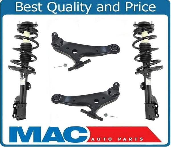 Frt Complete Struts Control Arms With Ball Joints For Highlander 08-13 No Sport