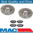 Front Brake Rotors & Ceramic Brake Pads for 1996-2000 Ford Taurus Mercury Sable