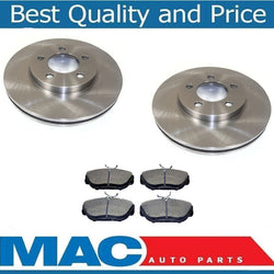 Front Brake Rotors & Ceramic Brake Pads for 1996-2000 Ford Taurus Mercury Sable
