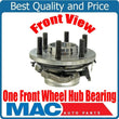 One Front Driver Side Wheel Hub Bearing For Dodge Dakota 97-04 4 Wheel Drive ABS