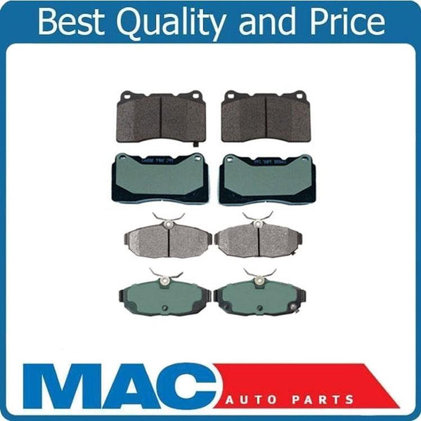 For Ford 2012-14 Mustang 5.4L 12-14 Boss 302 13.98 Inch F & R Ceramic Brake Pads