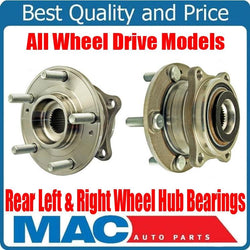 Rear Wheel Hub Bearings for Hyundai Santa Fe 07-17 All Wheel Drive 4x4