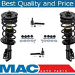 00-05 Cavalier Sunfire Front Quick Spring Strut and Mount Control Arms 6Pc Kit