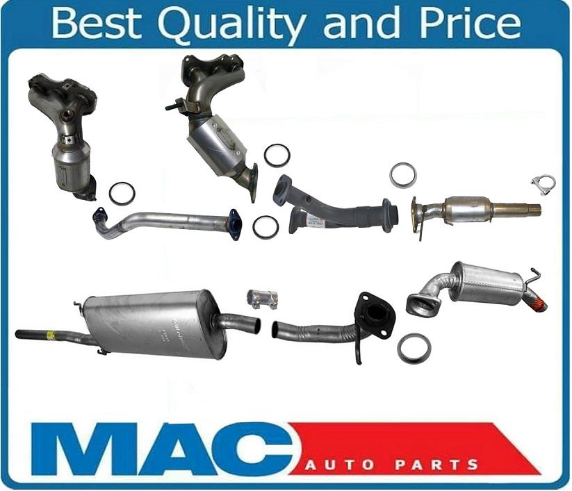 Full Exhaust System Converters Pipes Muffler Resonator For Highlander 3.5L 08-13