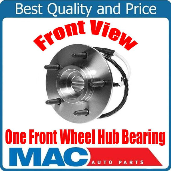 (1) 100% New Front Wheel Bearing Hub Assembly for 4 Wheel Drive 97-99 Expedition