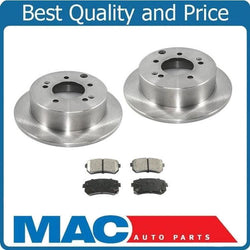 Rotores de freno trasero y pastillas traseras de cerámica 100% nuevos para KIA Forte5, kit de 3 piezas 2012-2013