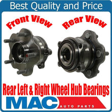 Rear Left & Right All Wheel Drive Wheel Hub Bearings for Infiniti M35X 06-07