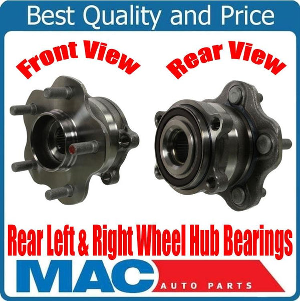 New Rear Left & Right All Wheel Drive Wheel Hub Bearings for Infiniti M35X 06-07