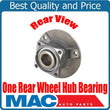 (1) 100% New Rear Wheel Hub Bearings for 2008-2015 Smart Fortwo NEW REAR