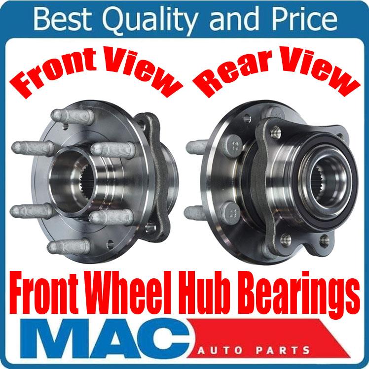 (2) 100% New FRONT Wheel Hub Bearing for 4 Wheel Drive 15-18 Colorado 4x4 FRONT