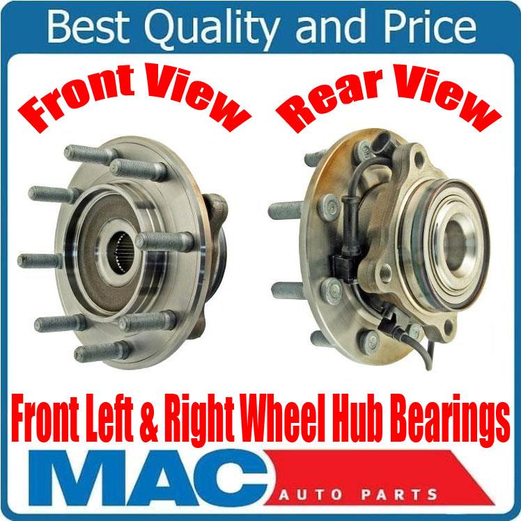 for 01-06 4 Wheel Drive Silverado 3500 4x4 (2) Front Wheel Hub Assembly