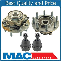 Front Wheel Hub Bearing & Ball Joints for 4 Wheel Drive Silverado 3500 4x4 01-06