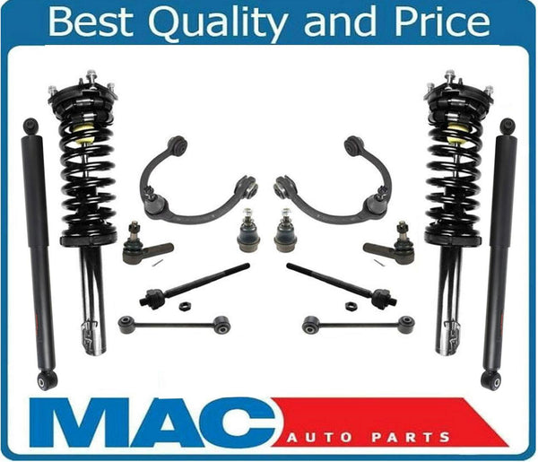 Se adapta a Jeep Grand Cherokee 05-10, kit de 14 piezas de brazos de control de amortiguadores delanteros completos