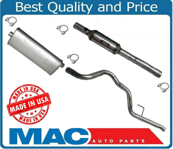 Brand New Exhaust System Pipe & Muffler With Converter For 99-01 Grand Cherokee