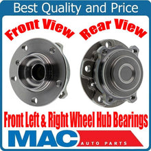 (2) 100% New Front Wheel Bearing & Hub Assembly For 12-17 Rear Wheel Drive 640i
