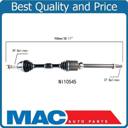 100% New Front Right Side CV Axle for Nissan Front Wheel Drive Rogue 08-13