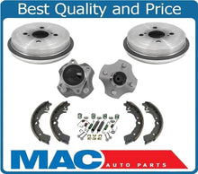 Conjunto de buje trasero y buje de rodamiento, sin zapatas de tambores ABS, 6 piezas para Toyota Echo 00-05