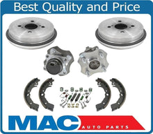 Tambores y zapatas de freno con cojinetes de cubo de rueda 100% nuevos para Toyota Echo con ABS 00-05