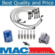 100% New Ignition Wires Spark Plugs Rotor & Cap 10pc Kit Mazda 626 2.5L 95-97