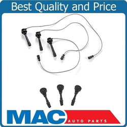 03-06 Montero 3.8L 9704 (3) Wire Spark Plug Wire Set Plus (3) Coil Connectors