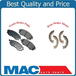 03-06 Sentra 1.8L Front Ceramic Pads & Organic Brake Shoes