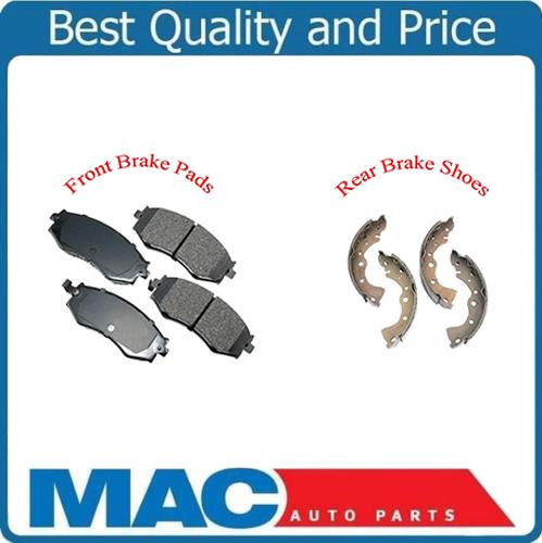 03-06 Sentra 1.8L Front Ceramic Pads & Organic Brake Shoes