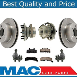 Almohadillas de rotores para bujes, junta de bola para tracción total 4x4, 90-94, Chevrolet Astro Van 4x4