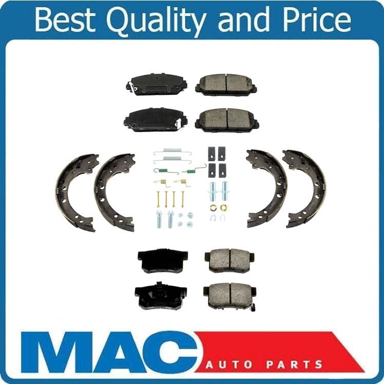Pastillas de freno de disco cerámicas delanteras y traseras para Acura RDX 13-18 Kit de 4 piezas