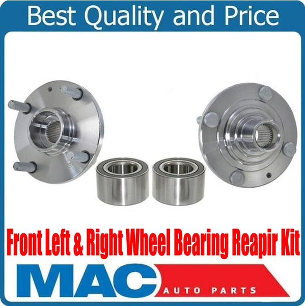 (2) New FRONT Wheel Bearing With Hub Kits for Suzuki 04-08 Forenza & Reno 05-08