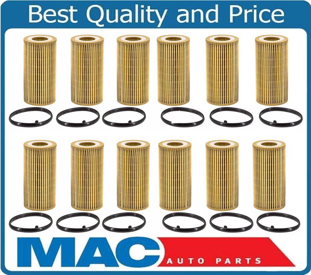 12  Oil Filter for 05-09 Audi A4 / 06-08 A3 2.0L 12 Pack
