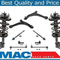 Spring Strut Assembly Lower Control Arm Ball Joints Tie Rod Sway Bar Links 99-01