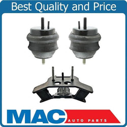 for Cadillac CTS 04-07 2.8 & 3.6 A/T Front Engine & Transmission Mounts 3pc Kit