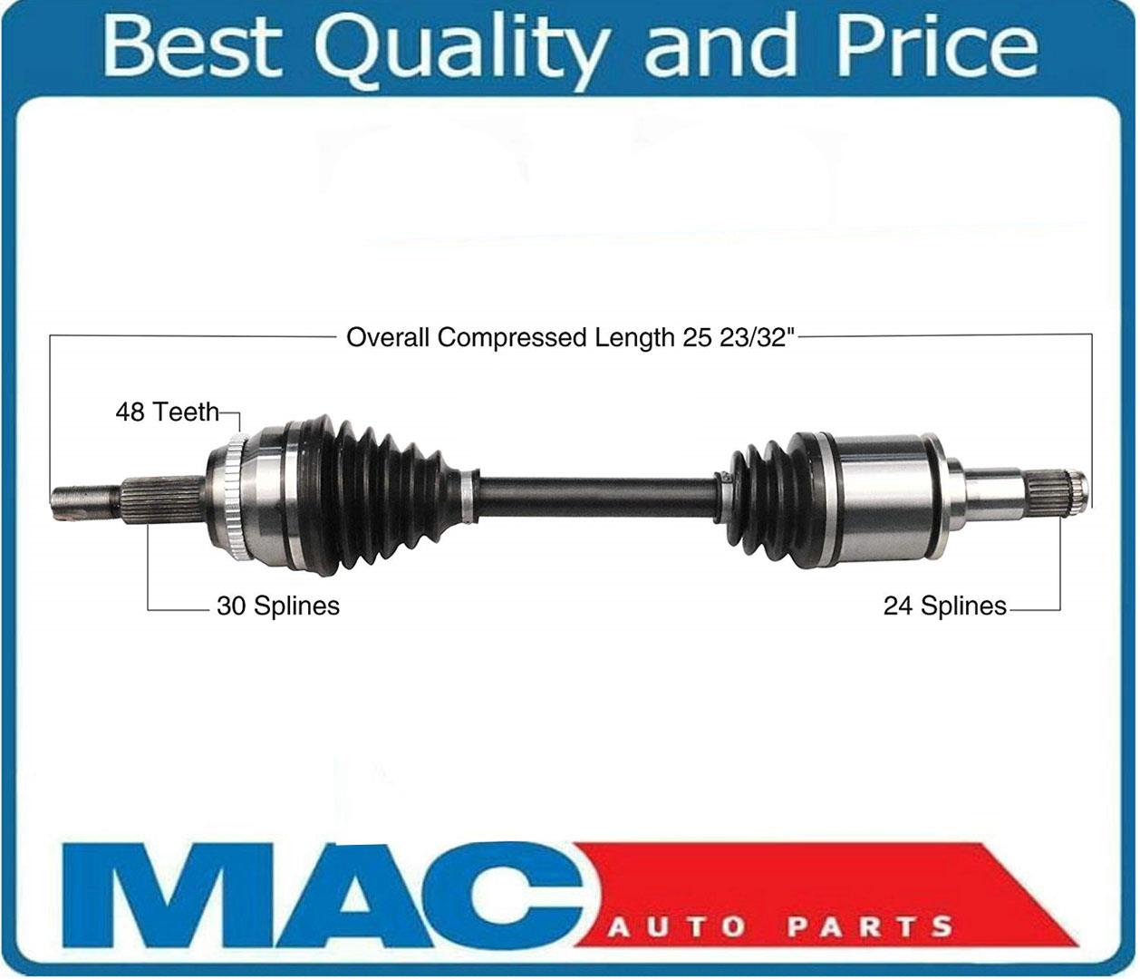 Front Driver Side C/V Axle Shaft For 2012-2017 Toyota Camry 2.5L HYBRID