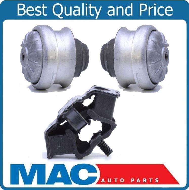 100% nuevo kit de montaje de motor de 3 piezas para tracción trasera para Mercedes-Benz 300E 86-93