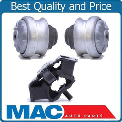 3pc Engine Motor Mount Kit for REAR WHEEL DRIVE for Mercedes-Benz 300E 1986-1993