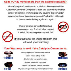 Davico14424 Direct bolt-on Catalytic Converter