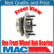 (1) FRONT Wheel Bearing & Hub for 4 Wheel Drv 4W ABS 5Std 97-99 F150