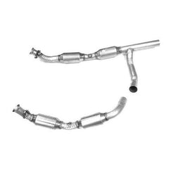 For Ford 07 08 E150 E250 4.6L Engine Y Pipe With 4 Catalytic Converter Made USA