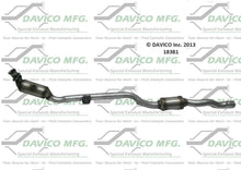 CLS550 E550 Pass Side Engine Pipe Dual Catalytic Converter Davico 18381