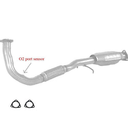 Convertidor catalítico de tubo de motor Saturn 1.9L Emisión de California Debe llamar a verificación 