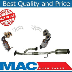 For 07-17 Camry 3.5L Frt & Rear Plus Y Flex Pipe Under Car Catalytic Converter