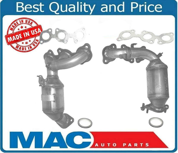 Left & Right Manifold Catalytic Converter Made In Usa 02-06 Toyota Camry 3.0L