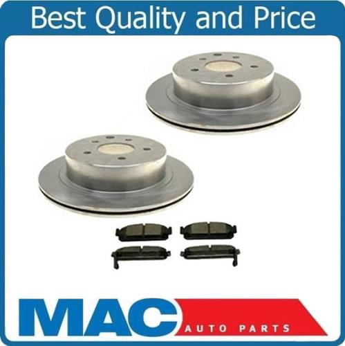 (2) Rear Brake Rotors & Ceramic Brake Pads Will Fit 1999-2001 Q45 1993-1997 J30