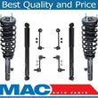 Front Complete Struts Rear Shock & Front & Rear Links for Mazda 6 V6 3.7L 09-13